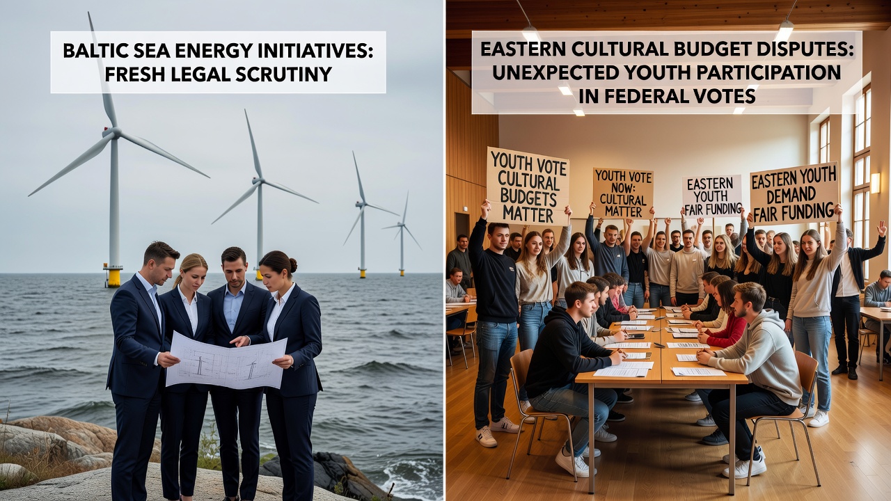 Baltic Sea Energy Projects Face Renewed Legal Review as Youth Mobilize Over Eastern Cultural Funding Ahead of 2026 Federal Votes